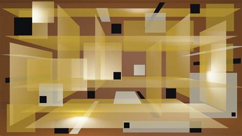 Wallpaper Black Digital Art Architecture Abstract 3d Cgi Yellow