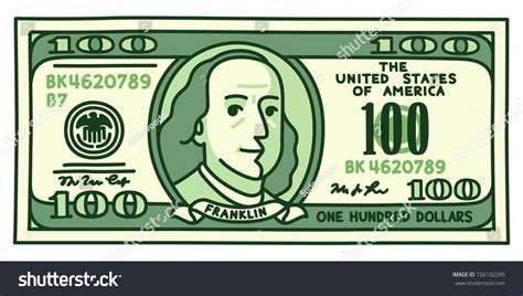 100 Dollar Bill Vector At Collection Of 100 Dollar