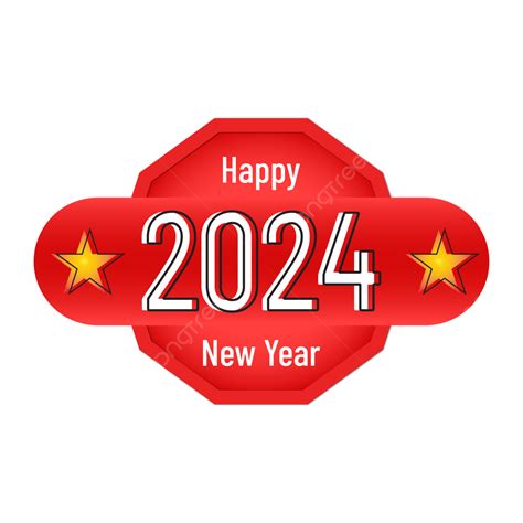2024 Text New Year Illustration Vector 2024text 2024 New Year 2024