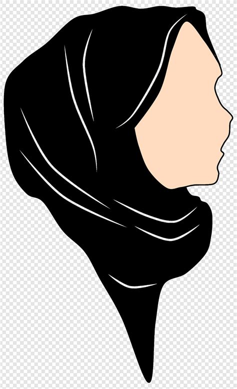 Gambar Siluet Wanita Dari Hijab Kerudung Png Download Gratis Gambarpngid