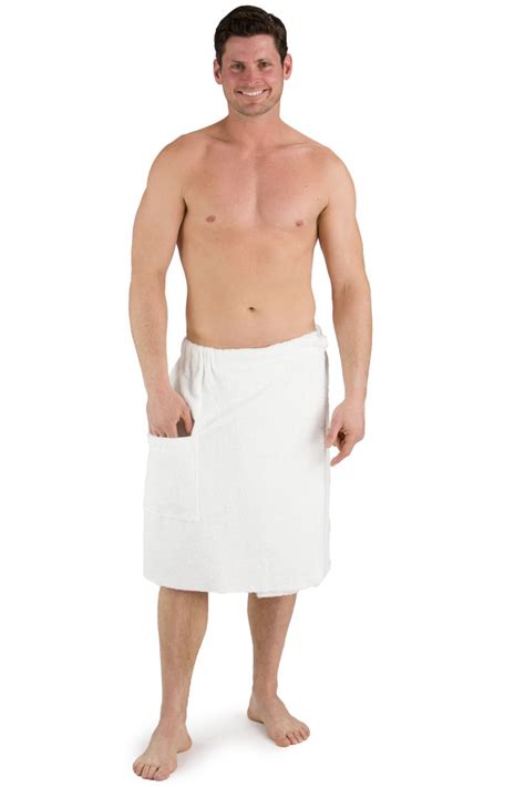 Men S Resort Style Terry Cloth Body Wrap Towel Wrap Bath Wrap Men