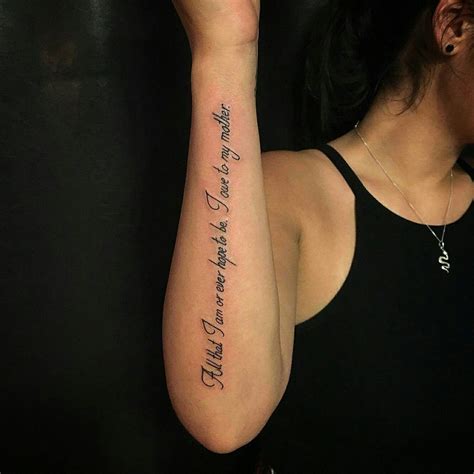 Forearm Quote Tattoos F1 Teknos