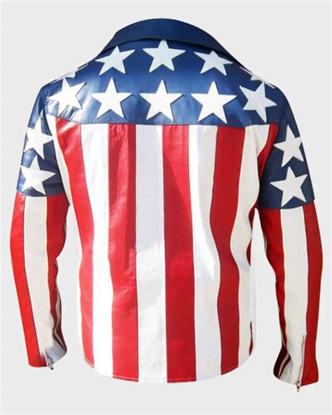 Shop american flag men onesies created by independent artists from around the globe. American Flag Captain Double White Breasted Leather Jacket ...