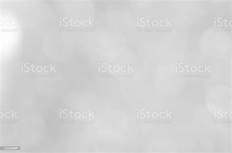 Abstract White Blur Bokeh Glitter Sparkle No Color Background Stock
