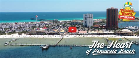 Pensacola Beach Boardwalk on Penacola Beach Florida - Shopping and Dining