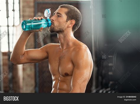 Sweaty Young Man Gym Image And Photo Free Trial Bigstock