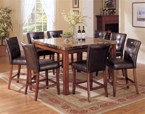 Table + 10 chairs 24. Beautiful Granite Dining Table Set - HomesFeed