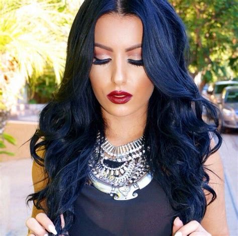 pin by noemi on all about the hair blue black hair color blue black hair dark blue hair dye