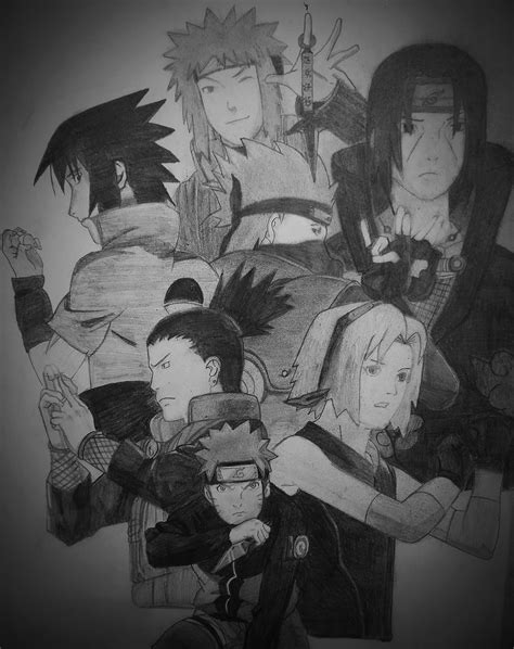 I Tried Drawing My Favorite Characters Rnaruto