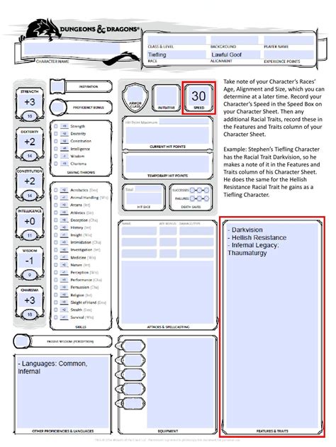 Dandd 5e Character Creation Instructions By The High Criticals Issuu