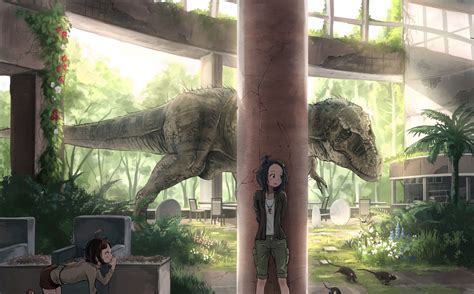Dinosaur Anime Girl Wallpapers Wallpaper Cave