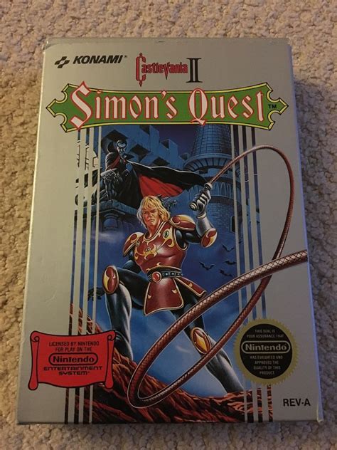 Castlevania Ii Simons Quest Nintendo Nes Cib Complete In Box