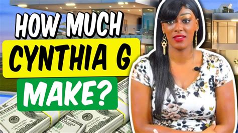 this is how much money cynthia g makes from youtube youtube
