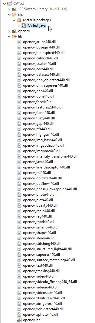 Using Opencv Java With Eclipse Opencv 24137 Documentation
