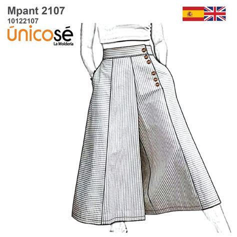 Molde Pantalon Culotte Mujer 2107 Shabby Chic Clothes Chic Outfits