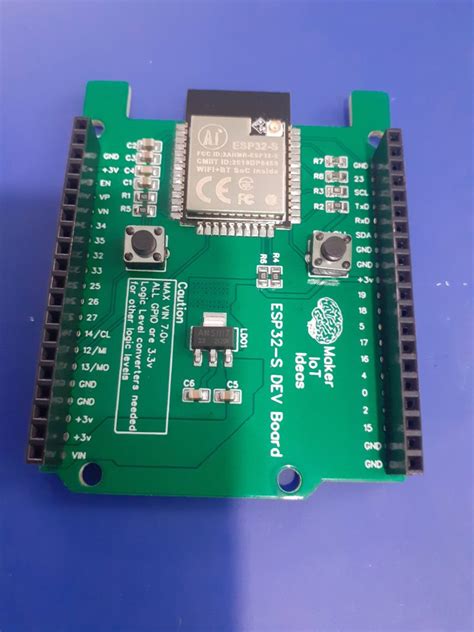Esp32 S Development Board In Arduino Uno Form Factor Share Project