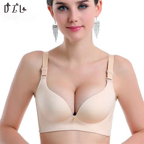 Dzl Sexy Ladies Plus Large Size 40c Push Up Seamless Women Bra Choose Us You Are The Biggest