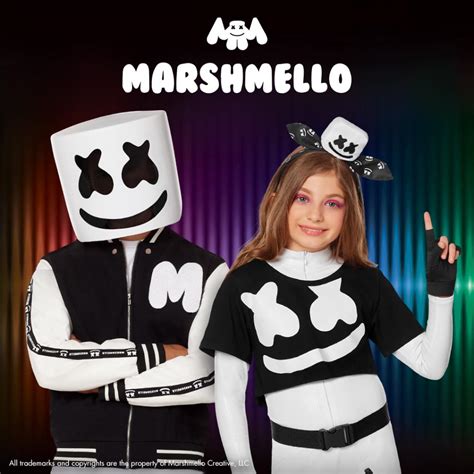 Logo Marshmello Halloween : Dj marshmello costume marshmello head ...