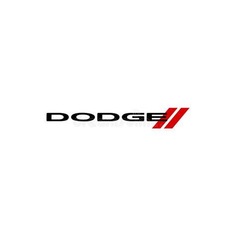 Dodge Logo Editorial Illustrative On White Background Editorial Image