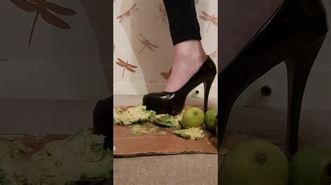 high heels crush fruit and vegetables part 2 youtube