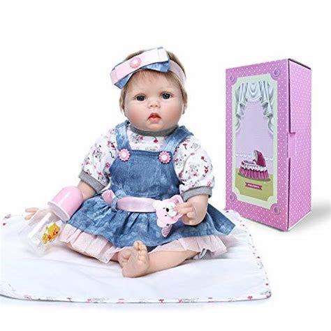 Pinky 22 Inch 55cm Soft Silicone Babies Dolls Lifelike Reborn Baby