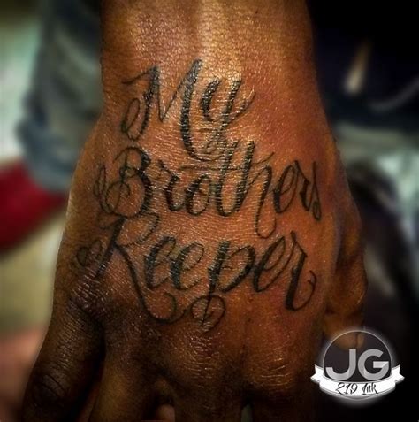 My Brothers Keeper 219ink 219inktattoos Thetrap