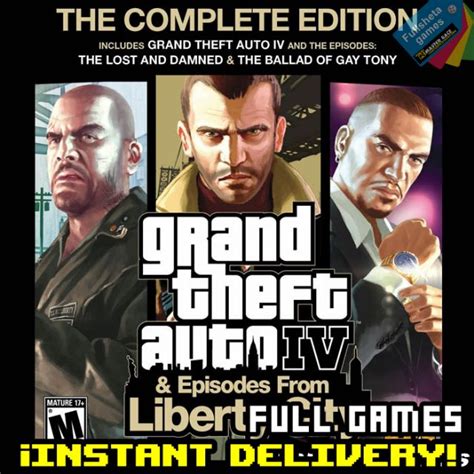 𝐈𝐍𝐒𝐓𝐀𝐍𝐓 Grand Theft Auto Iv Complete Edition Steam Games Gameflip