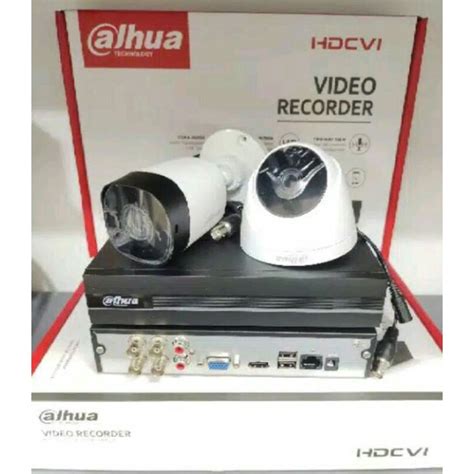 Jual PAKETAN CCTV DAHUA KOMPLIT 2MP FULL HD 1080p 2 CAMERA INDOOR