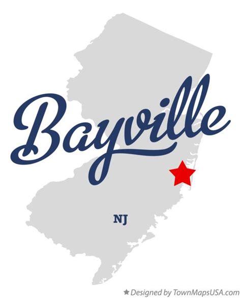 Map Of Bayville Nj New Jersey