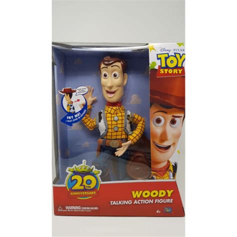 Toy Story 20th Anniversary Sheriff Woody Talking Action Figure On Onbuy