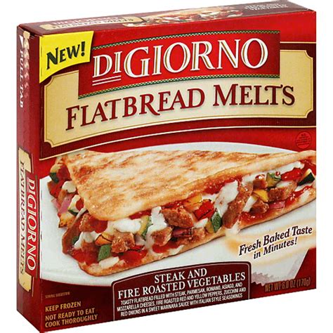 Digiorno Flatbread Melts Steak And Fire Roasted Vegetables Pizza