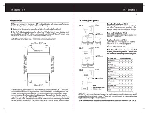 Dc Wiring Diagrams Installation Promariner Pronautic C3 User Manual Page 9 9 Original Mode