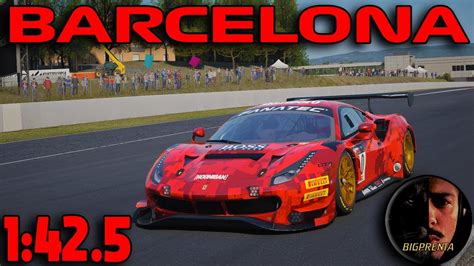 Assetto Corsa Competizione Barcelona Hotlap Setup Ferrari Gt