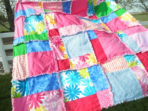 New Pattern Disappearing 9 Square Block Rag Quilt A