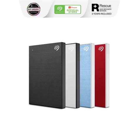 Seagate Tb One Touch External Hdd Portable Hard Drive Usb Slim With Free Rescue Data