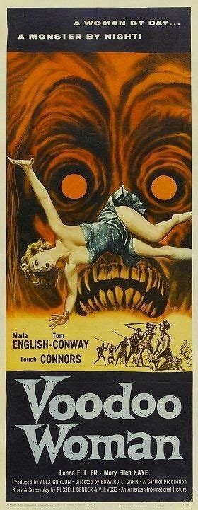 Voodoo Woman Marla English Tom Conway Mike Connors Movie Posters Horror Posters Old