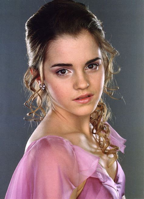 Emma Watson Harry Potter And The Globet Of Fire Promoshoot 2005