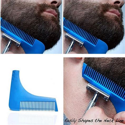beard shaping comb hair comb man gentleman beard trim template hair cut hair molding trim