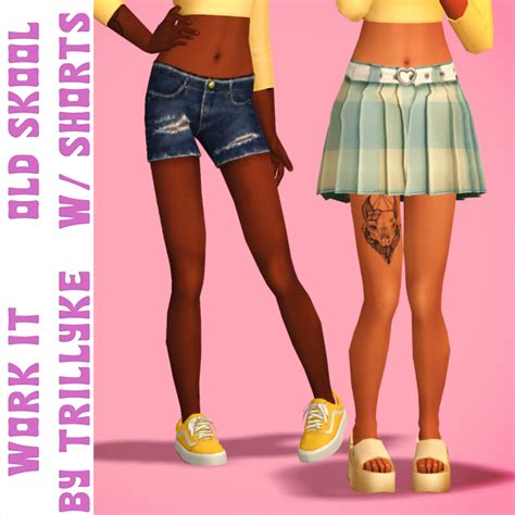 Sims 2 Request Olds Shorts Clothes Teen Adult Woman Outfits