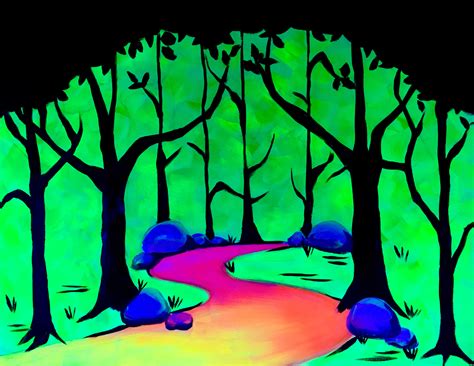 Learn To Paint Enchanted Forest Paintvine®