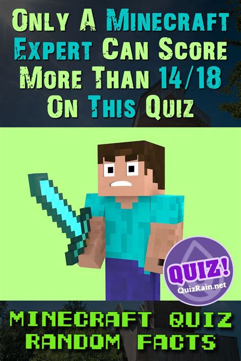 Minecraft Quiz Random Facts Quiz Just A Game Minecraft