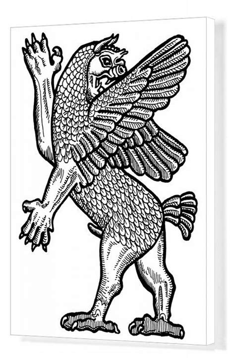 Print Of TIAMAT The Babylonian Mythological Monster And Sea Deity Out