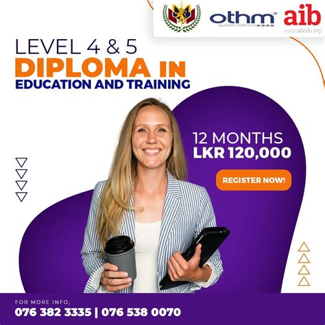 Othm Level 4 Diploma In Education And Training Management