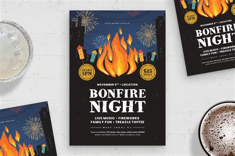 Bonfire Night Flyer Template Ai Eps Brandpacks