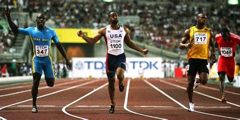 Tyson Gay Wins 100 Meter Title The New York Times