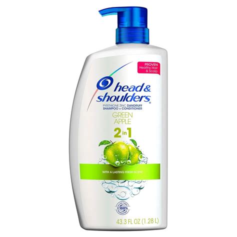 Head And Shoulders 2 In 1 Dandruff Shampoo And Condition Green Apple 433