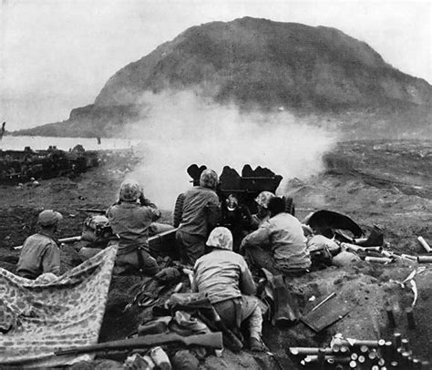 File37mm Gun Fires Against Cave Positions At Iwo Jima Wikimedia