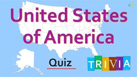 Usa United States Of America Triviaquiz Youtube