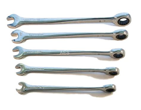 Gearwrench 5pc X Beam Ratchet Combination Spanner Set A F