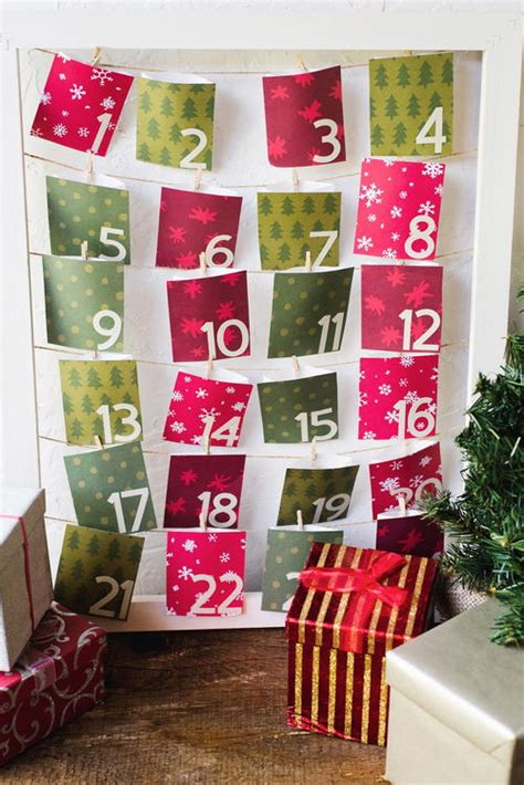 Clothespin Diy Advent Calendar Tutorial